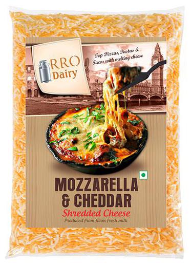 

RRO DAIRY Mozzarella Cheddar - Shredded Cheese 200 g