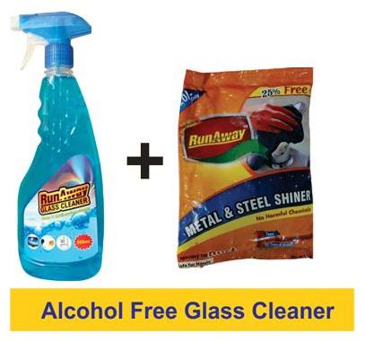 

Runaway Combo Pack - Glass Cleaner Tap cleaner 500 ml 100 g