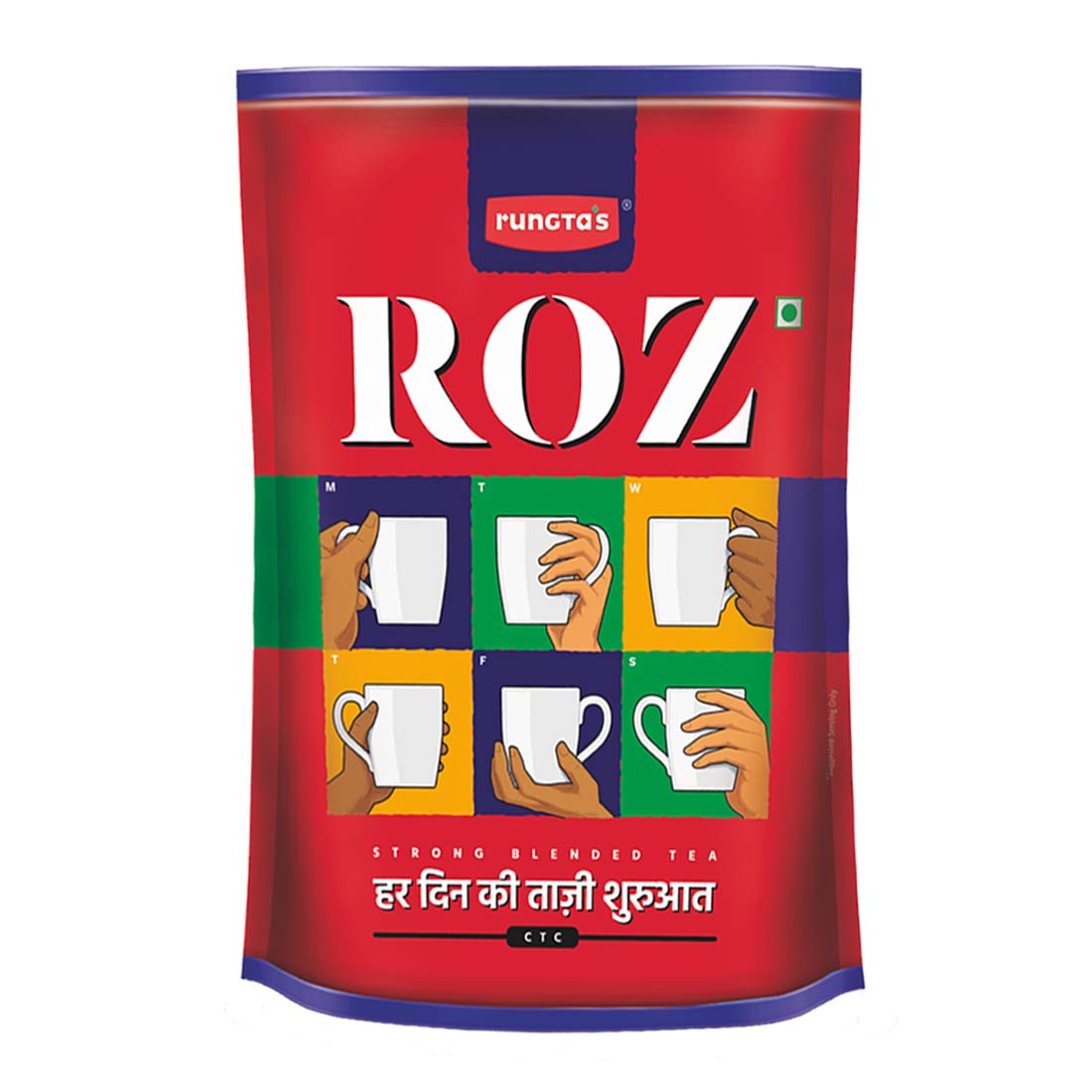 

Rungta s Roz Black Tea 1kg (Pack of 1)