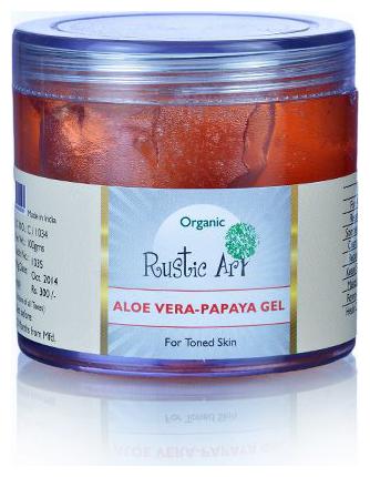 

Rustic Art Organic Aloe Vera - Papaya Gel (For Toned Skin) 100 g