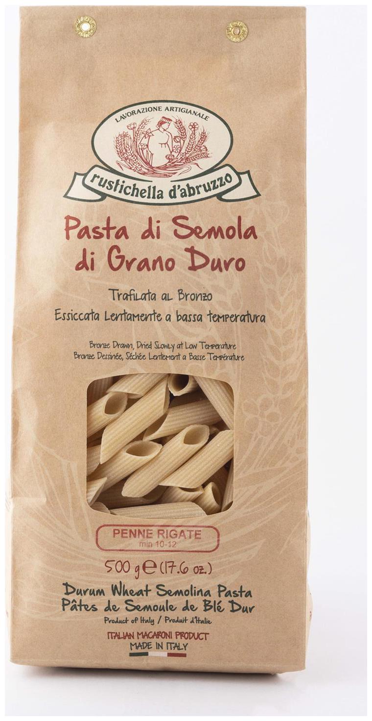 

Rustichella d abruzzo PENNE RIGATE Pasta g 500