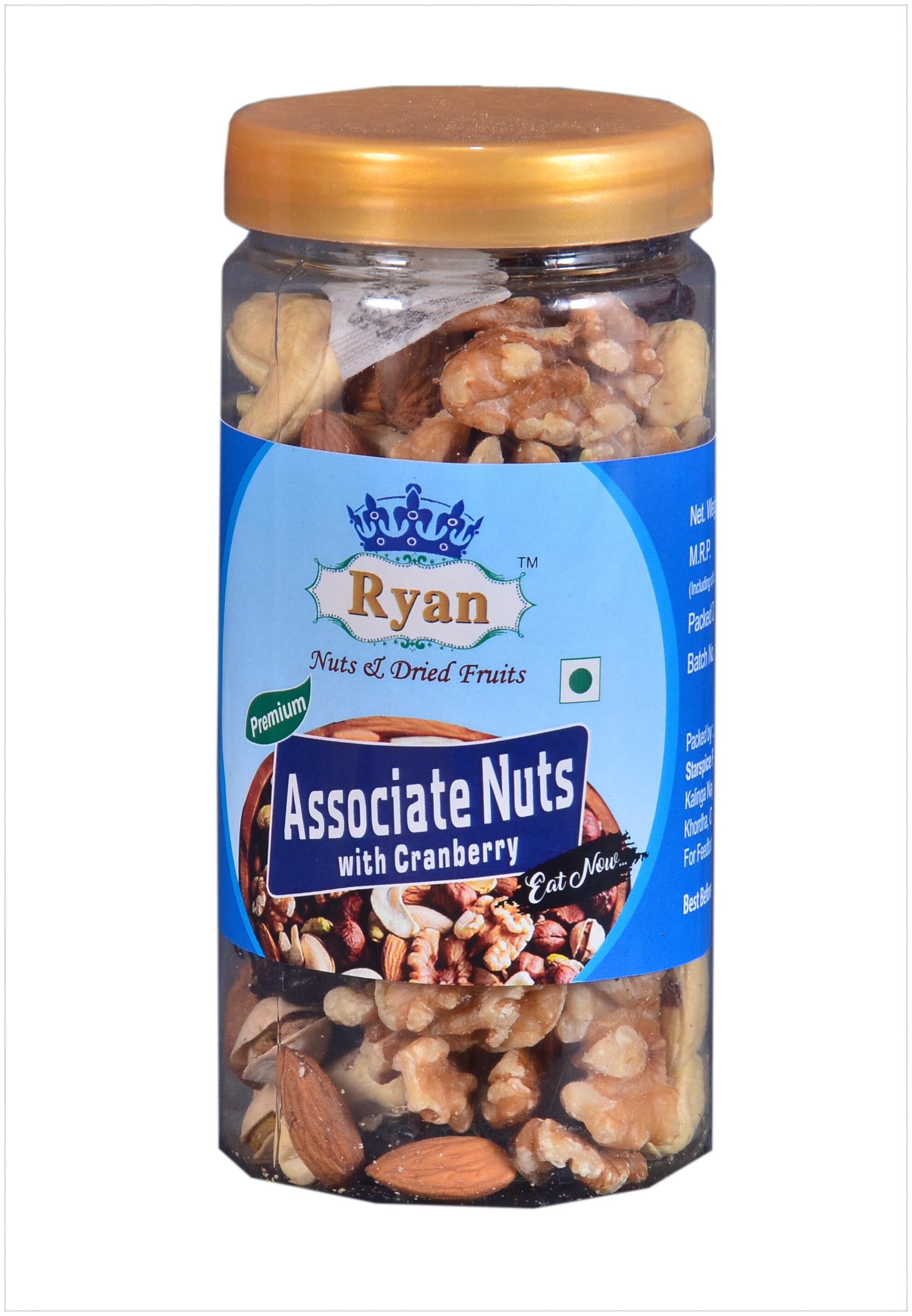 

Ryan Associate Nuts with Cranberry 200g Pack of 1