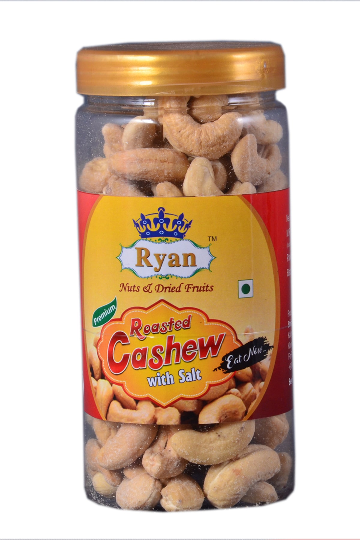 

Ryan Roasted Cashew 200 g (Pack of 2)