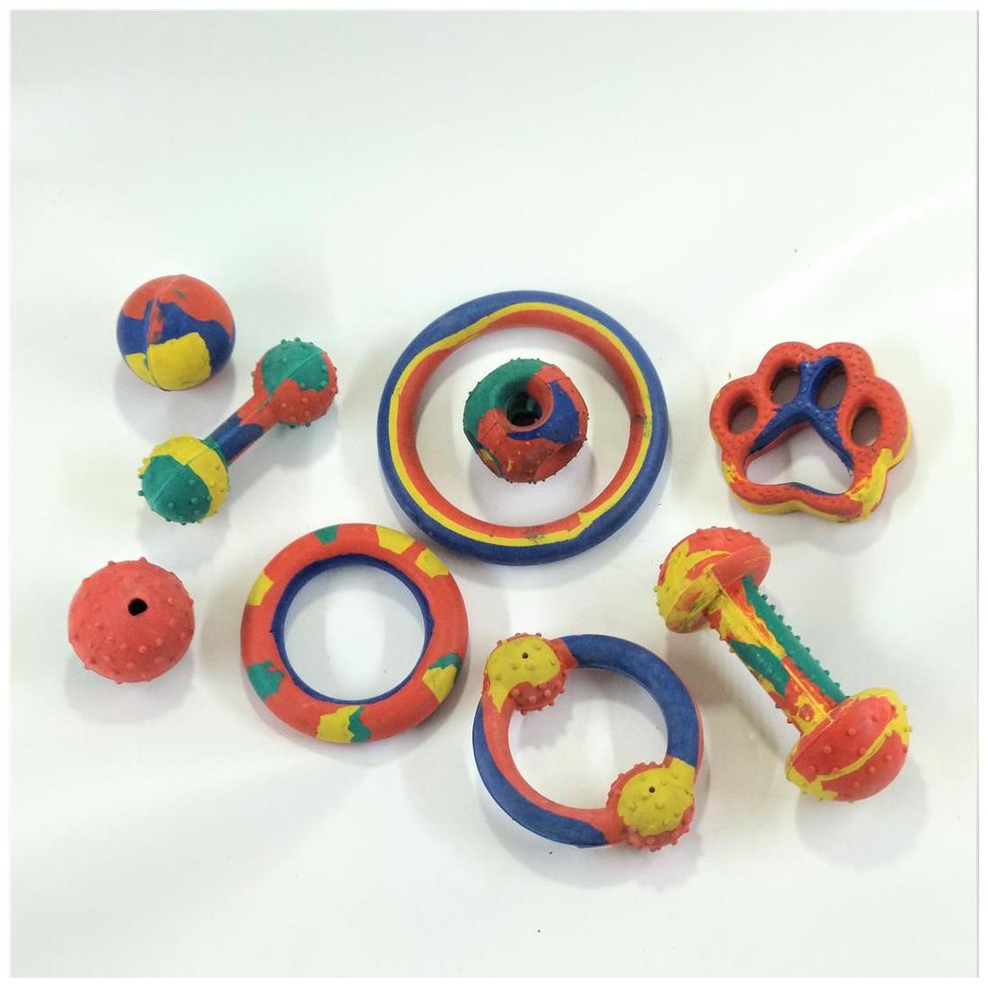 

S N Enterprises Sne1138 Pet Toys Combo Of 9 (Color Assorted Pack Of 9) For Pets