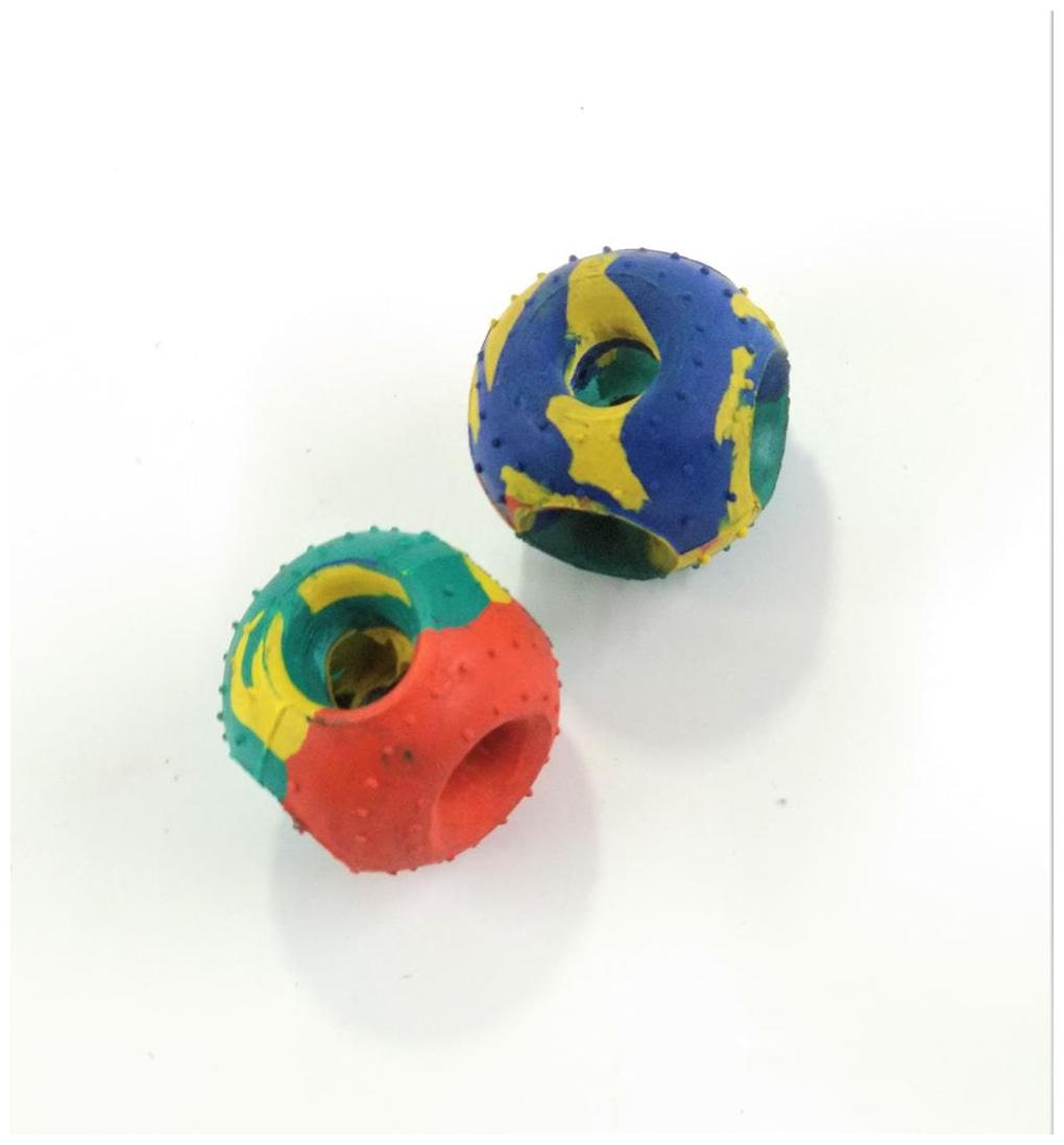 

S N Enterprises Sne1125 (Diameter 2 5 inch 85 G) Donut Ball (Pack Of 2)