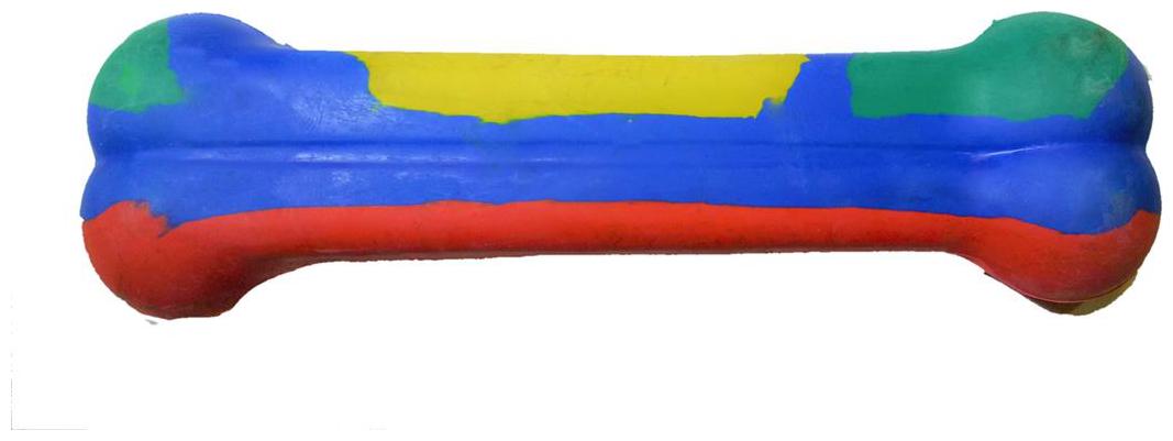 

S N ENTERPRISES SNE1109 BIG SIZE HARD RUBBER BONE FOR PETS ASSORTED 19 05 cm (7 5 inch)
