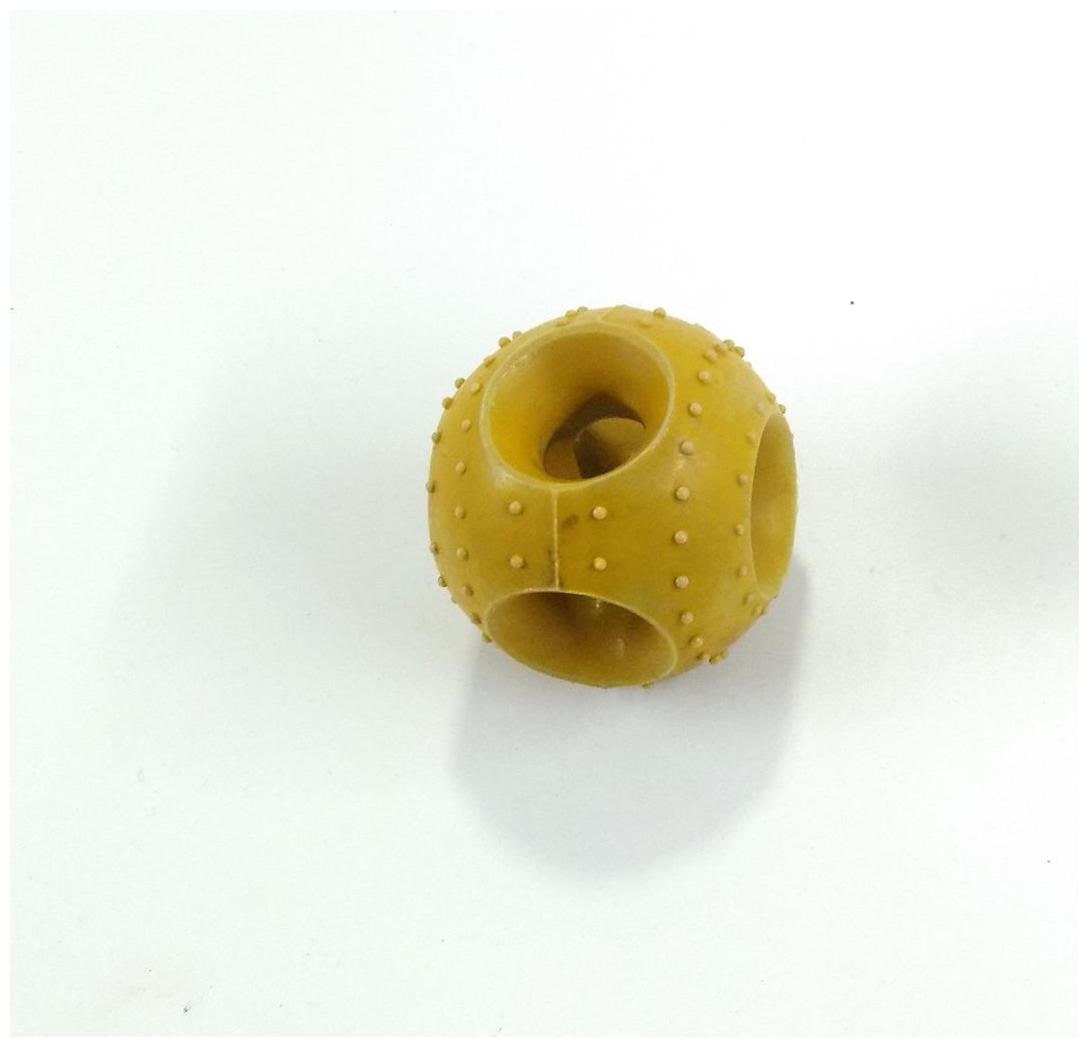 

S N Enterprises Sne1121 (Diameter 2 5 inch 85 G) Donut Ball Yellow For Pets