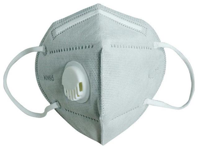 

SA Marlins Anti-Pollution KN95 Mask Respirator with Exhalation Valve Grey (Pack of 1)