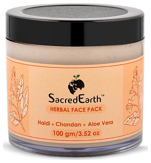 

SacredEarth Herbal Face Pack - With Haldi Chandan and Aloe Vera-100g