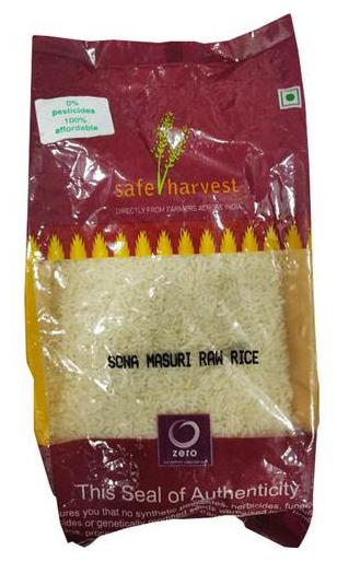 

Safe Harvest Raw Rice - Sona Masoori 1 kg