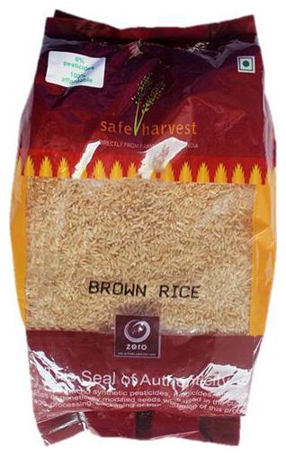 

Safe Harvest Unpolished Sona Masoori Brown Rice 1 kg
