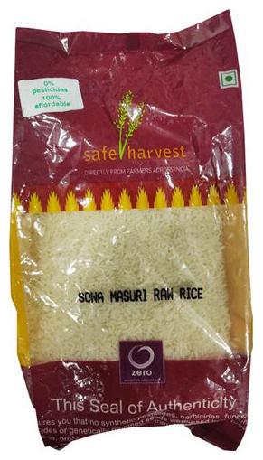 

Safe Harvest Raw Rice - Sona Masoori 1 kg