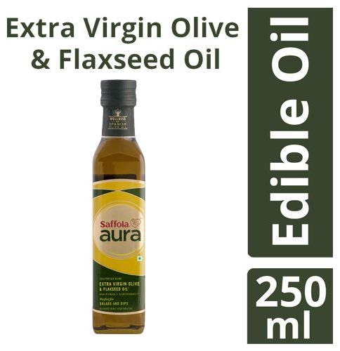 

Saffola Aura Extra Virgin Olive Flaxseed Oil 250 ml