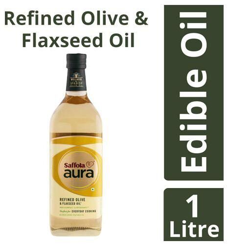 

Saffola Aura - Refined Olive Flaxseed Oil 1 L