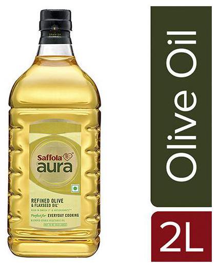 

Saffola Aura Refined Olive and Flaxseed Oil 2 L
