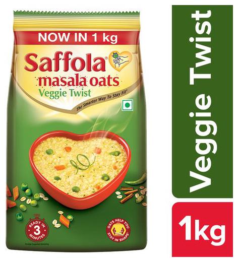 

Saffola Masala Oats - Veggie Twist 1 kg