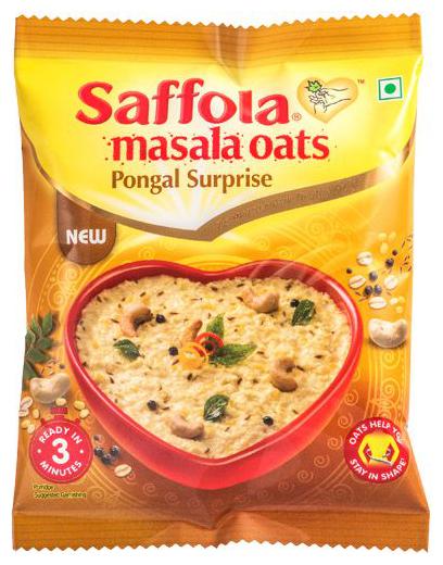 

Saffola Masala Oats Pongal Surprise 39 g