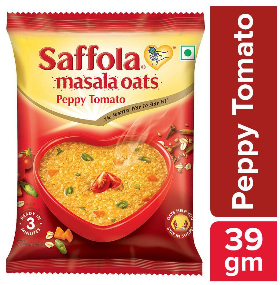 

Saffola Masala Oats Peppy Tomato 40 g