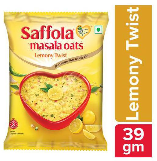 

Saffola Masala Oats - Lemony Twist 39 g