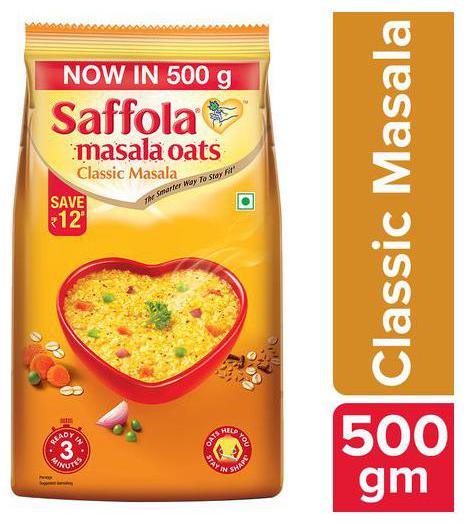 

Saffola Masala Oats - Classic Masala 500 g