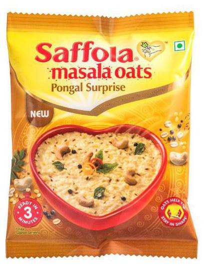 

Saffola Masala Oats Pongal Surprise 39 g