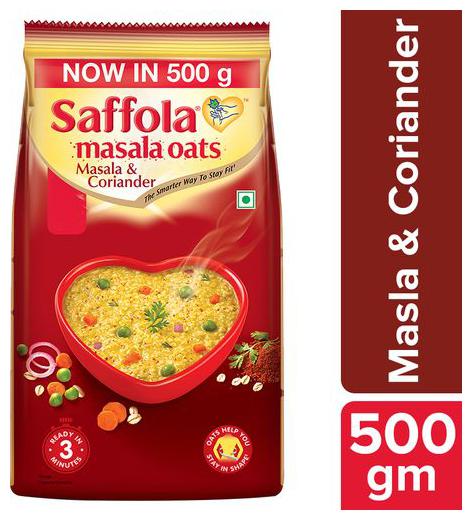 

Saffola Masala Oats - Masala Coriander 500 g