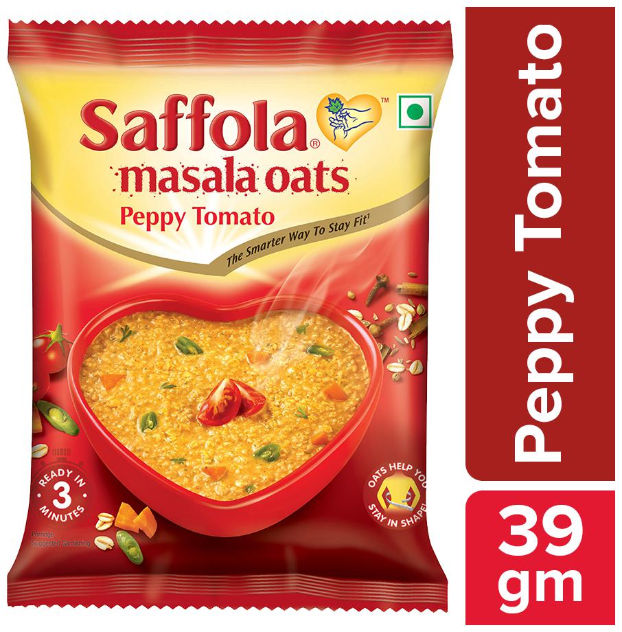 

Saffola Masala Oats Peppy Tomato 40 g