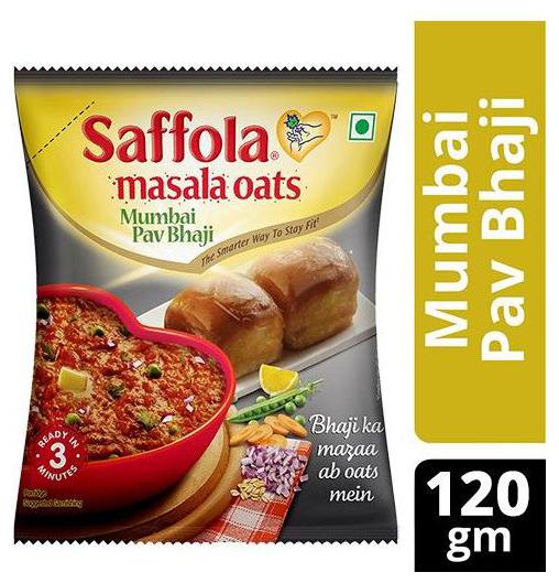 

Saffola Oats - Masala Mumbai Pav Bhaji 120 g