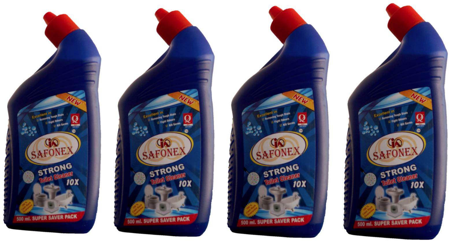

Safonex Toilet Cleaner 500 ml (Pack of 4)
