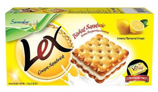 

Samudra Lex Cream Sandwich Biscuits - Lemon Flavour 152 g
