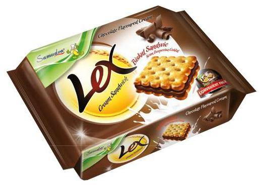 

Samudra Lex Cream Sandwich Biscuits - Choco Flavour 190 g