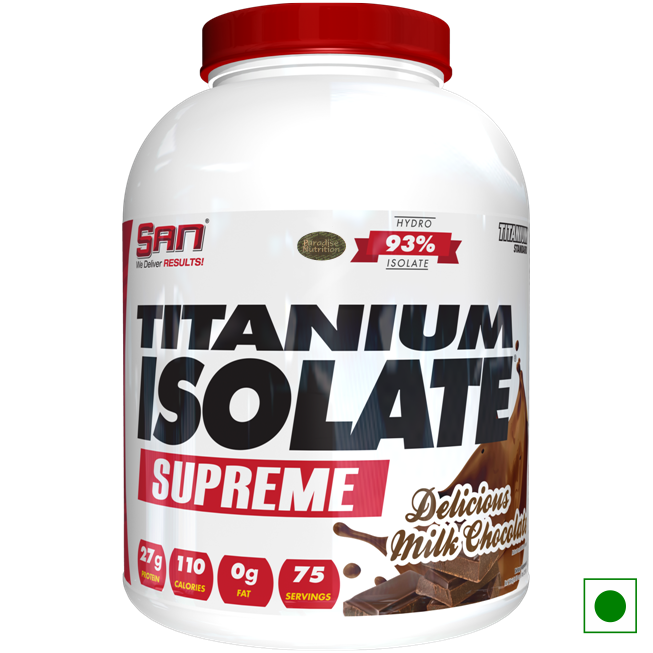 

SAN Titanium Isolate Supreme 5 lb Delicious Milk Chocolate Powder (Pack of 1)