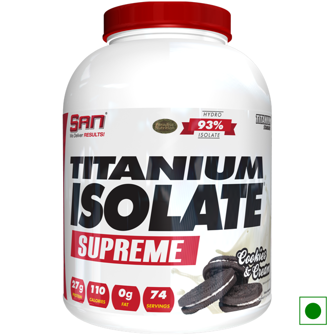 

SAN Titanium Isolate Supreme 5 lb Cookies Cream Powder (Pack of 1)