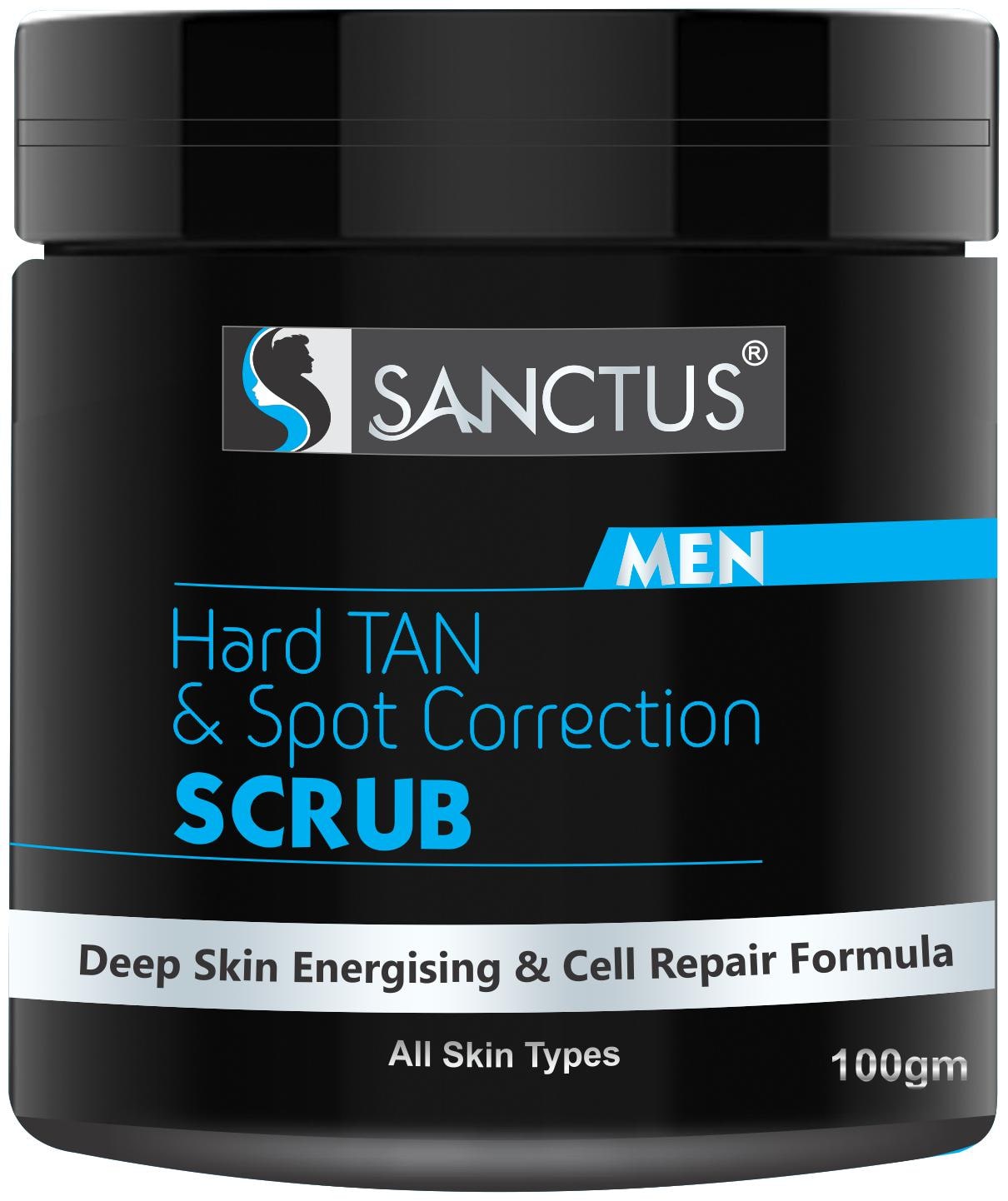 

Sanctus Hard Tan Spot Correction Scrub For Men - 100 g