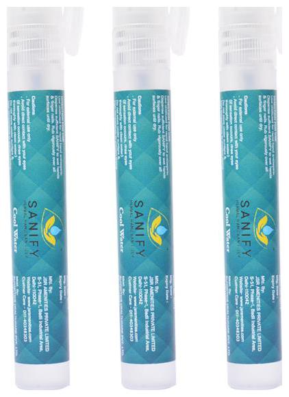 

SANIFY HAND SANITIZER SPRAY PEN (10ml each) Pack of 3