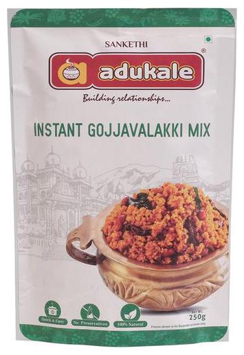

Sanketi Adukale Instant - Gojjavalakki Mix (Poha Aval In Tangy Tamarind Sauce) 250 g