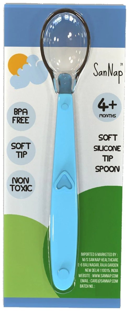 

SanNap Soft Silicone Tip Spoon (Blue)