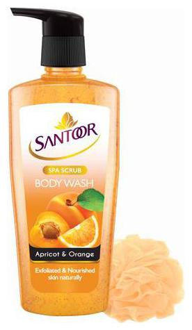 

Santoor Body Wash - Spa Scrub Apricot Orange 250 ml