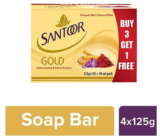 

Santoor Gold Soap 500 g