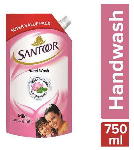 

Santoor Handwash Mild 750 ml