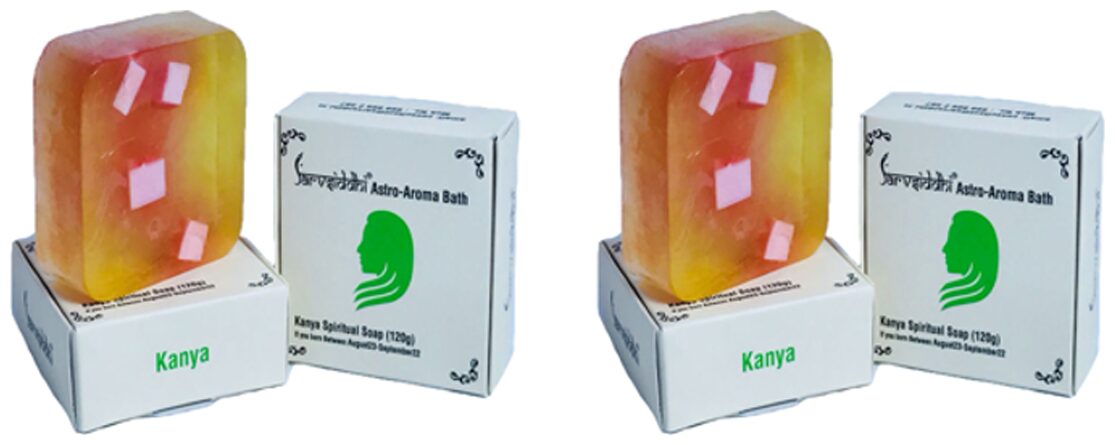 

SARVSIDDHI Kanya Astro Aroma Bath Natural Handmade Soap Set Of 6