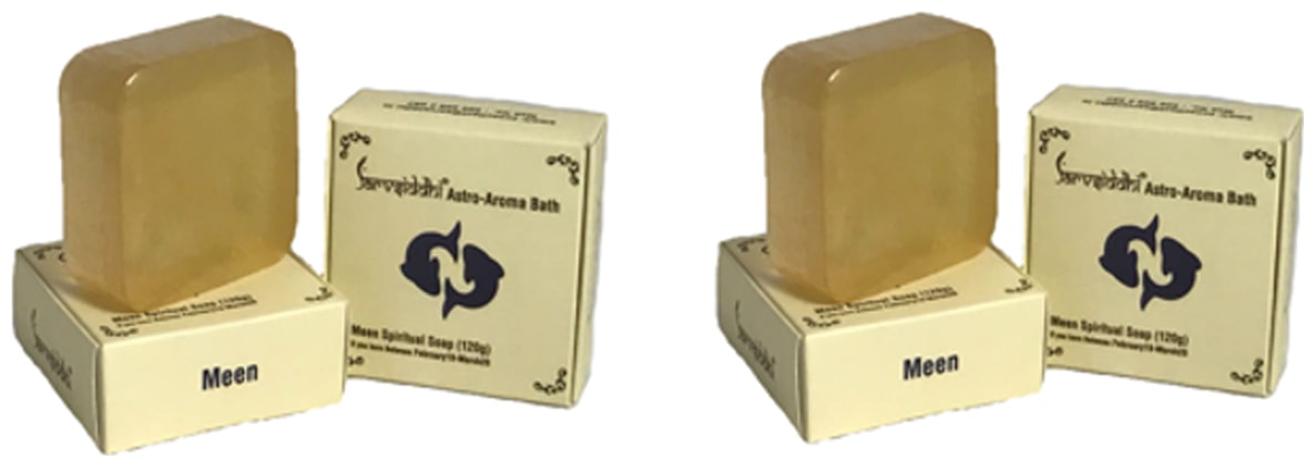 

SARVSIDDHI Meen Astro Aroma Bath Natural Handmade Soap Set Of 6