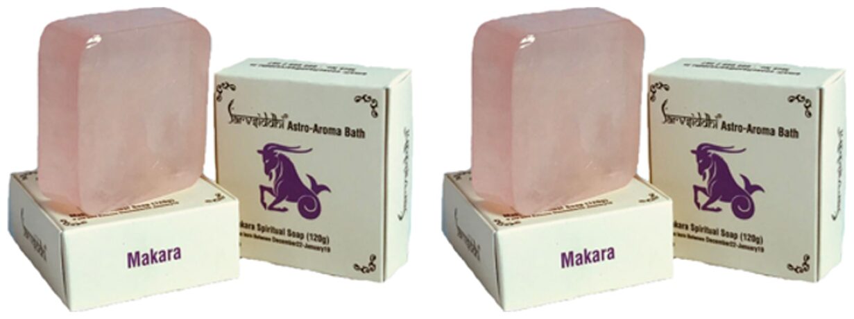 

SARVSIDDHI Makara Astro Aroma Bath Natural Handmade Soap Set Of 6