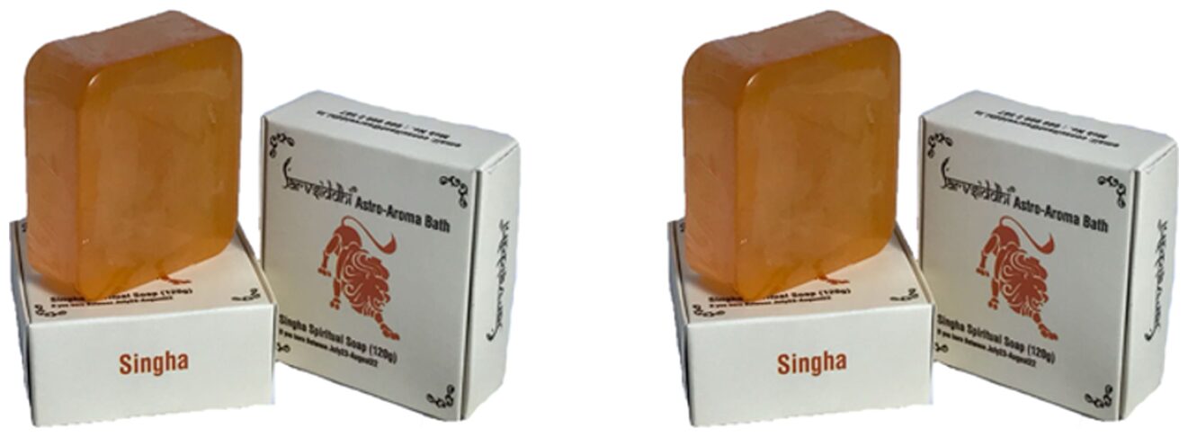 

SARVSIDDHI Singha Astro Aroma Bath Natural Handmade Soap Set Of 6