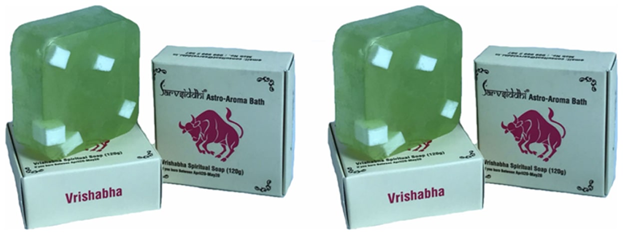 

SARVSIDDHI Vrishabha Astro Aroma Bath Natural Handmade Soap Set Of 6