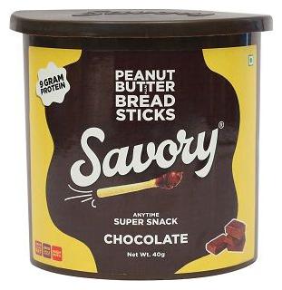 

SAVORY Peanut Butter Breadsticks - Chocolate 40 g