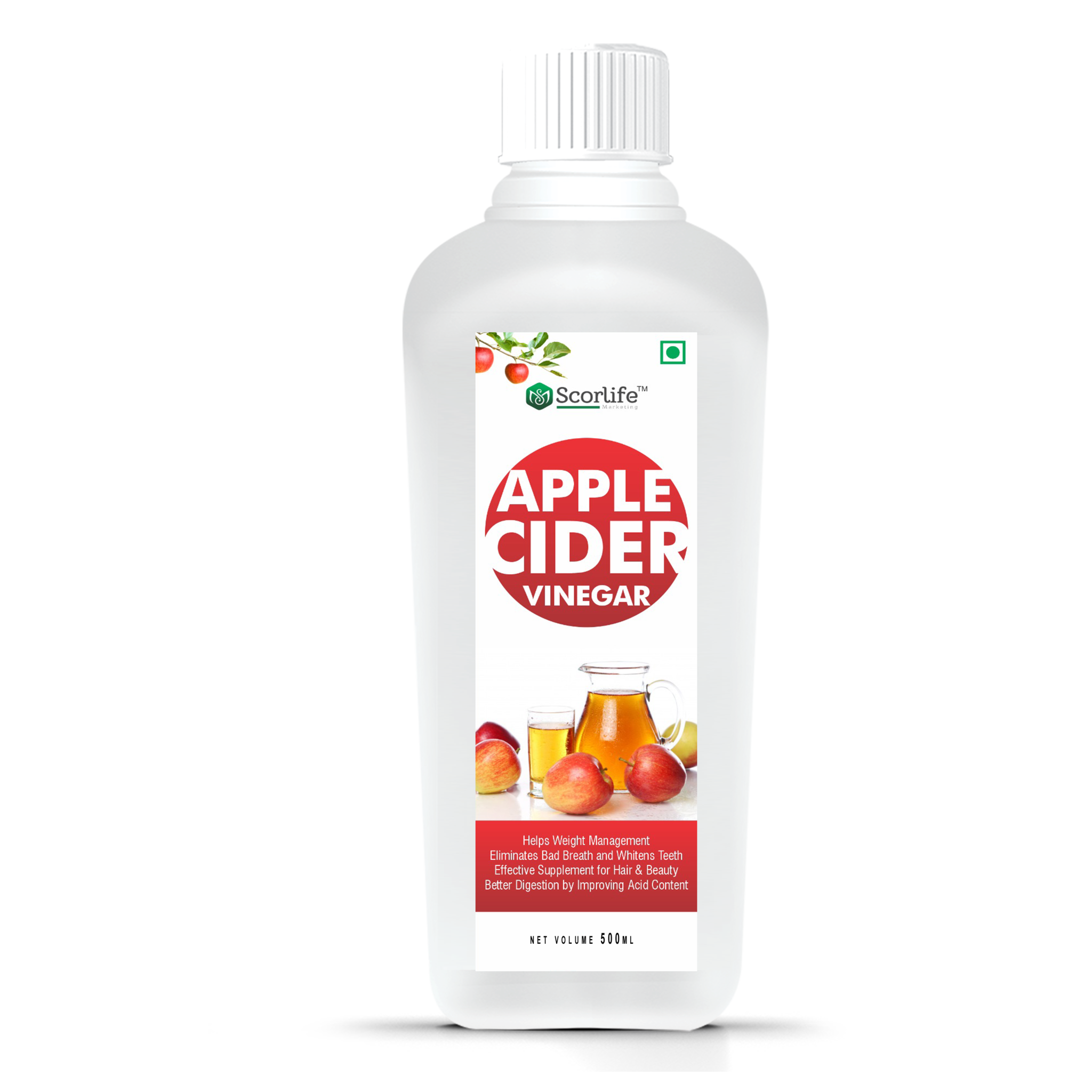 

Scorlife Apple Cider Vinegar 500 ml