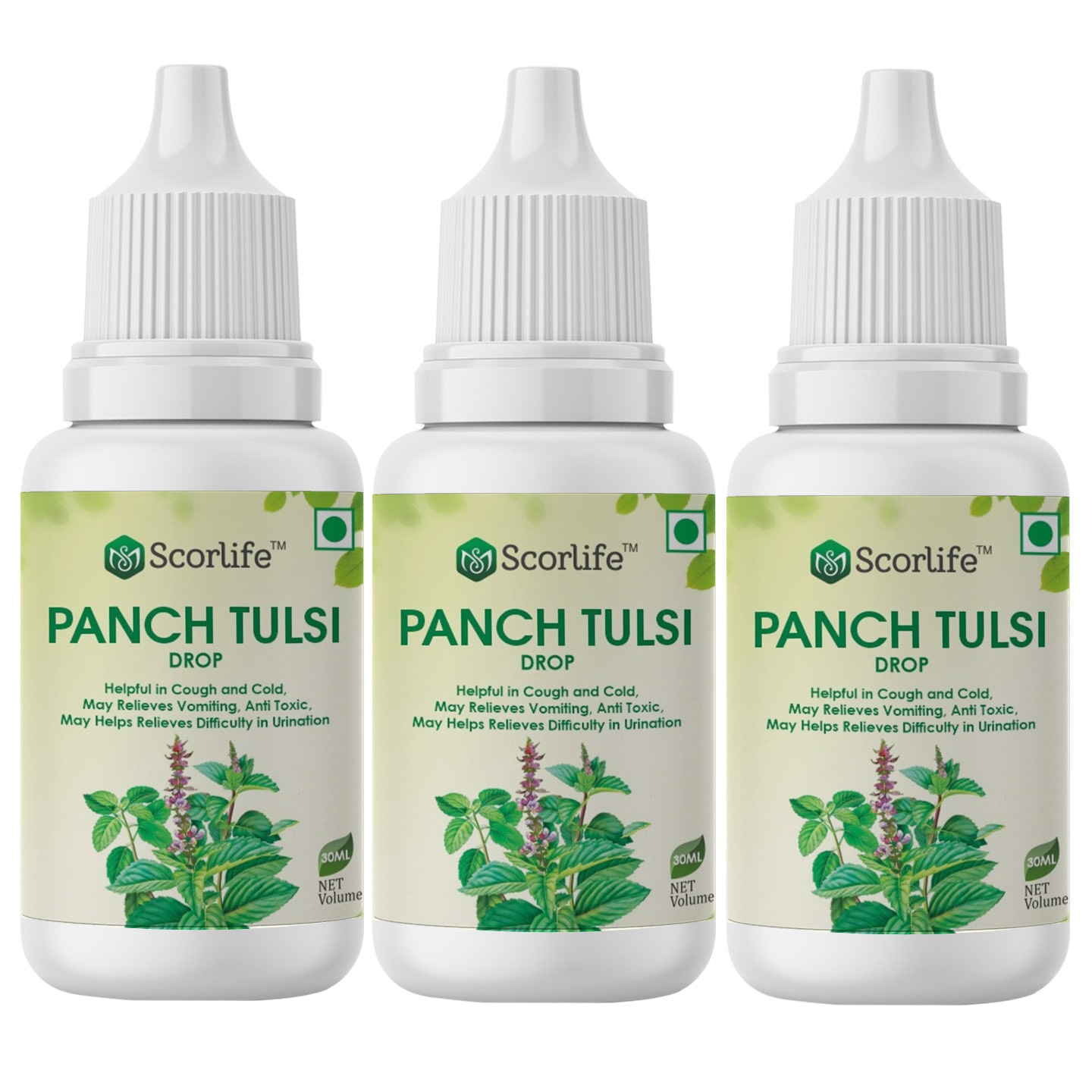 

Scorlife Panch Tulsi Drops 30 ml ( Pack of 3 )