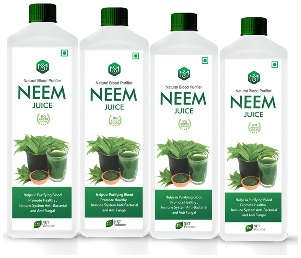 

Scorlife Neem Juice 1000ml No Added Sugar (Pack of 4)