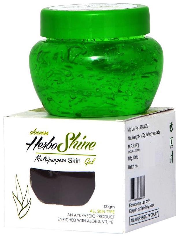 

SCORTIS HEALTH CARE Herbo Shine Multipurpose Aloevera Skin Gel 100 g (Pack of 2)